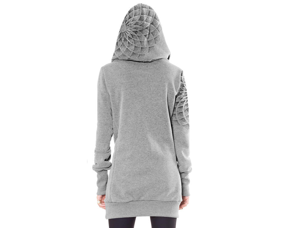 women alternative style hoodie in Melange